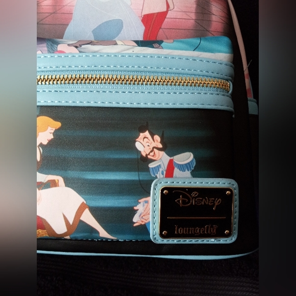 Cinderella scenes Loungefly mini backpack - Picture 3 of 8
